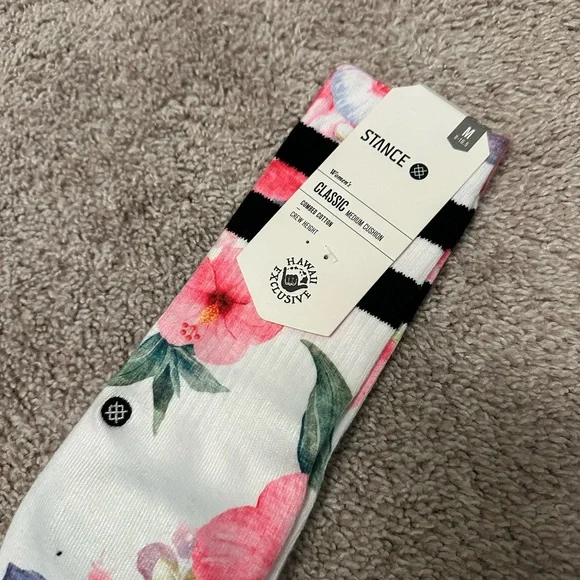 Stance Classic Floral Crew Socks - Picture 3 of 7